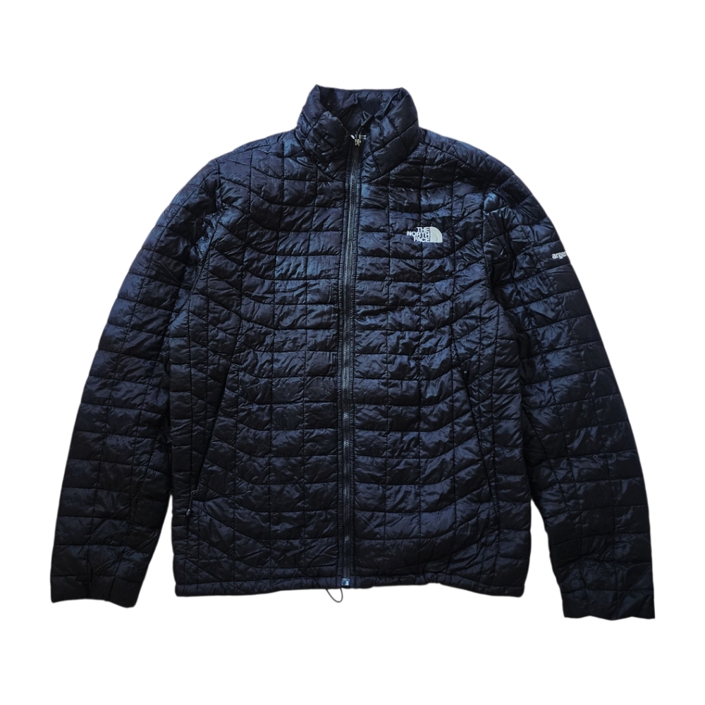 The North Face ThermoBall Eco Black Puffer Jacket Men’s M ARGENX LOGO Skicore